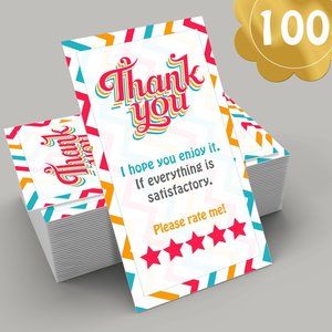 100 Thank You Cards